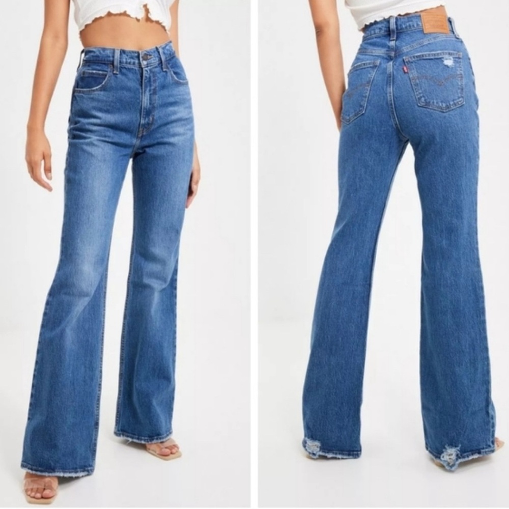 Levi's Dark Blue Flare Jeans